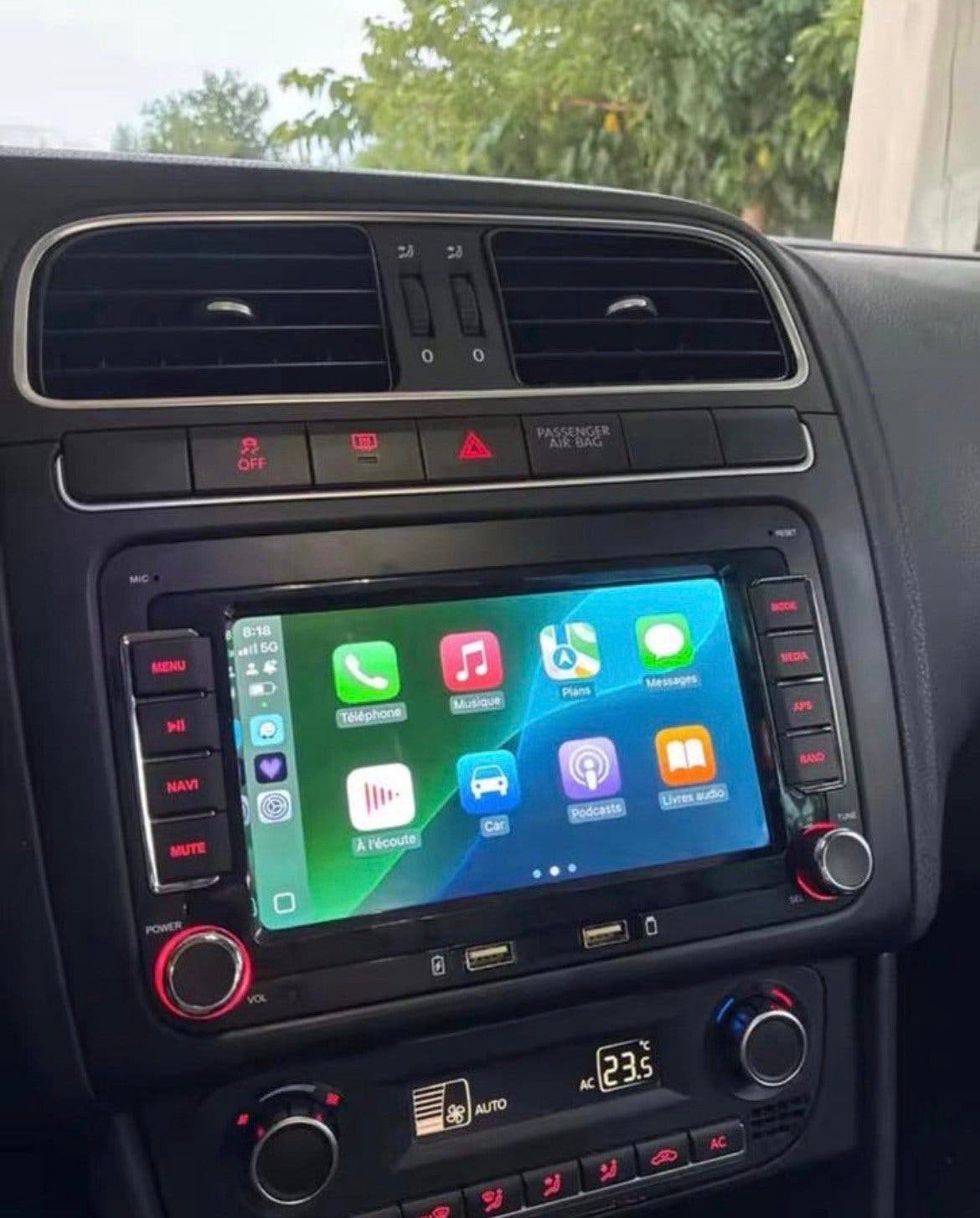 CarPlay Autoradio VW Polo 6R Golf Touran Tiguan, Auto diversen, Autoradio's, Ophalen of Verzenden, Nieuw