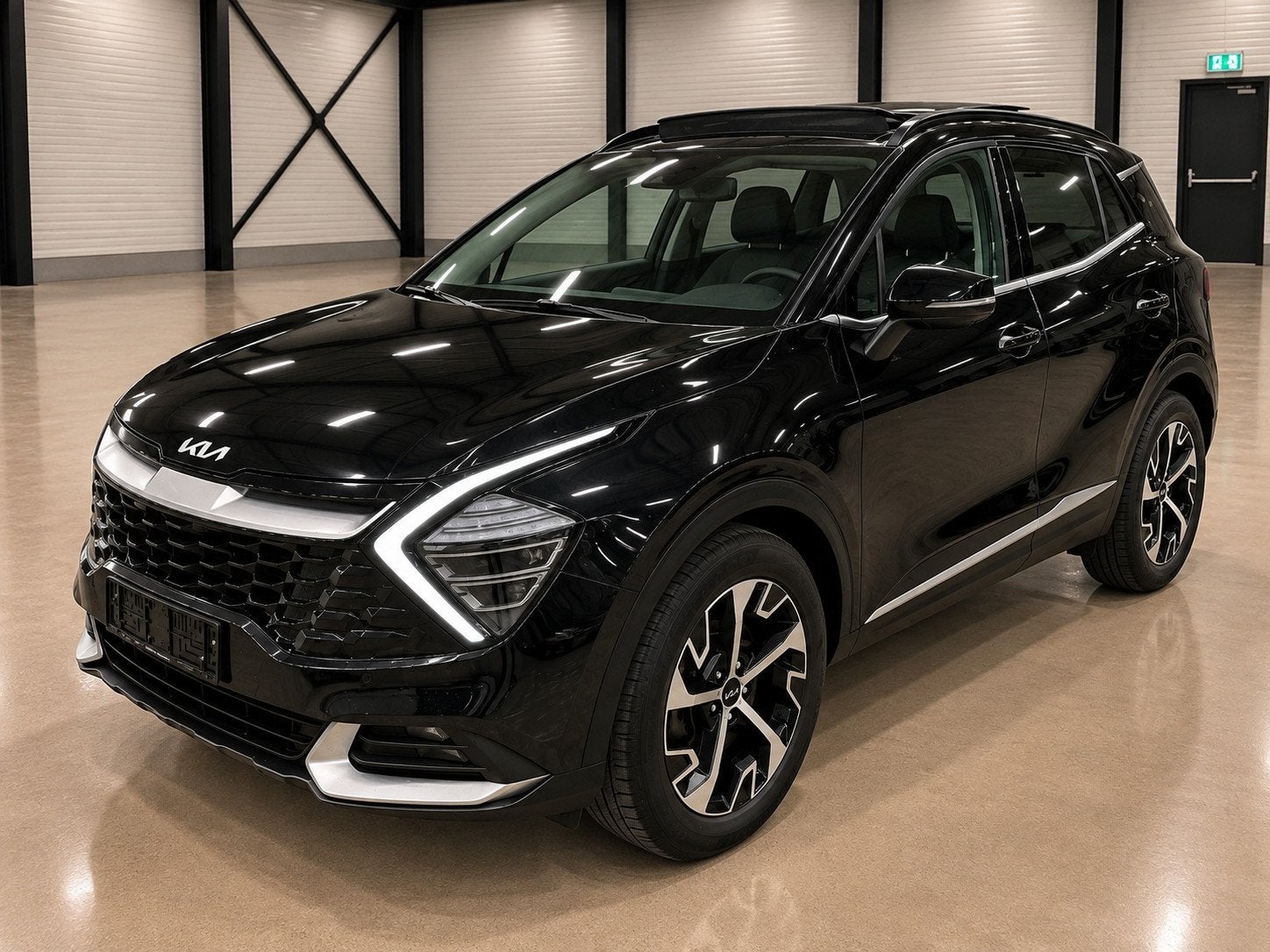 Kia Sportage 1.6 CRDI Black Edition MHEV Pace trekhaak DCT P, Auto's, Automaat, Gebruikt, Zwart, 4 cilinders