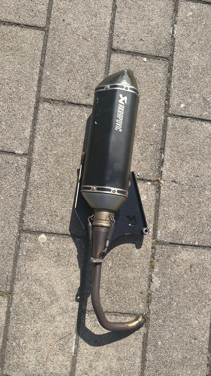 Akra uitlaat vespa sprint/zip 4t2v, Fietsen en Brommers, Scooters | Piaggio, Ophalen of Verzenden, Zo goed als nieuw, Benzine