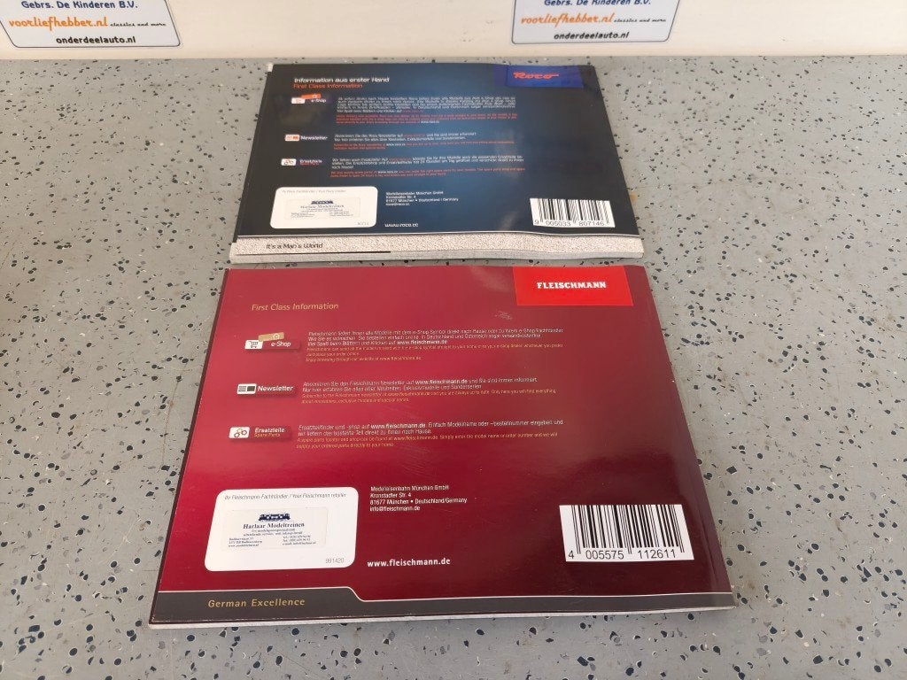 2x modeltrein cataloges, Fleischman/ Roco, Ophalen of Verzenden, 1980 tot heden, Tijdschrift