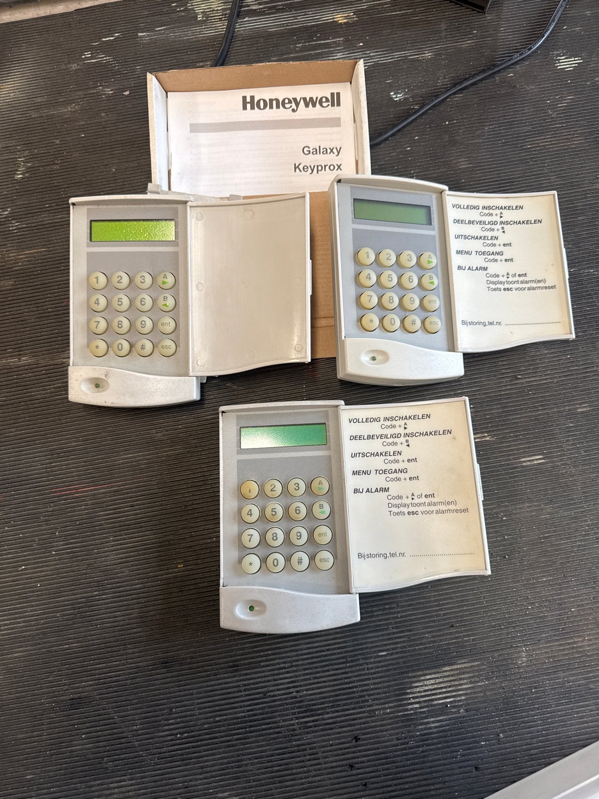 Honeywell Galaxy Keyprox Alarm Bedienpanelen (3 stuks), Ophalen, Gebruikt, Overige typen, Overige soorten
