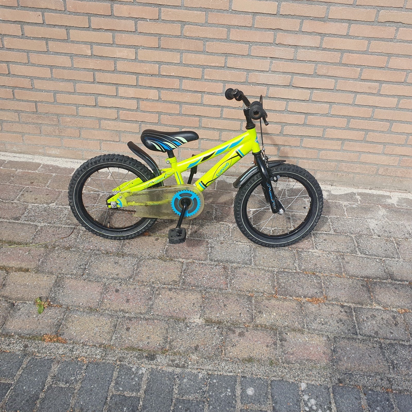 Corvino kinderfiets 16 inch, Ophalen, Gebruikt, 16 tot 20 inch