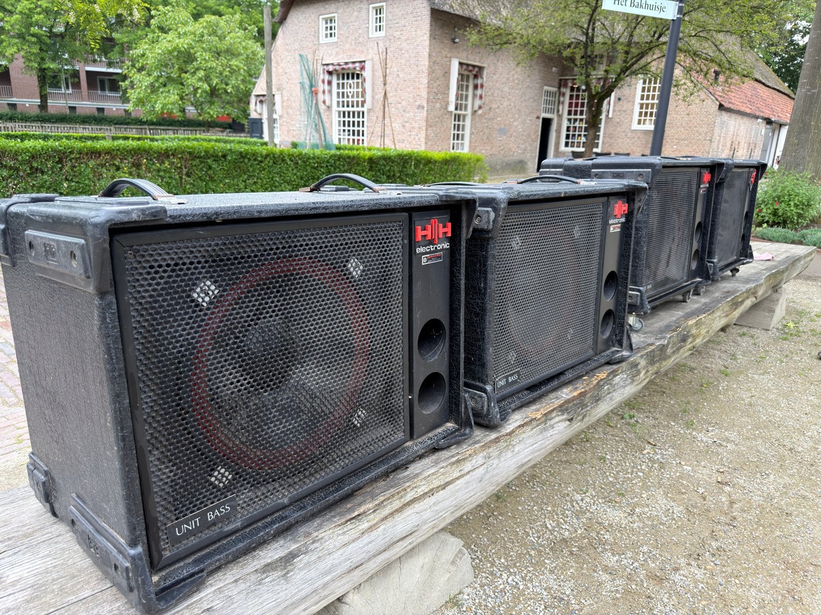 HH Electronic Unit Bass Speaker - 150 Watt, Vloerstaande luidspreker, Gebruikt, Ophalen, 150 watt of meer