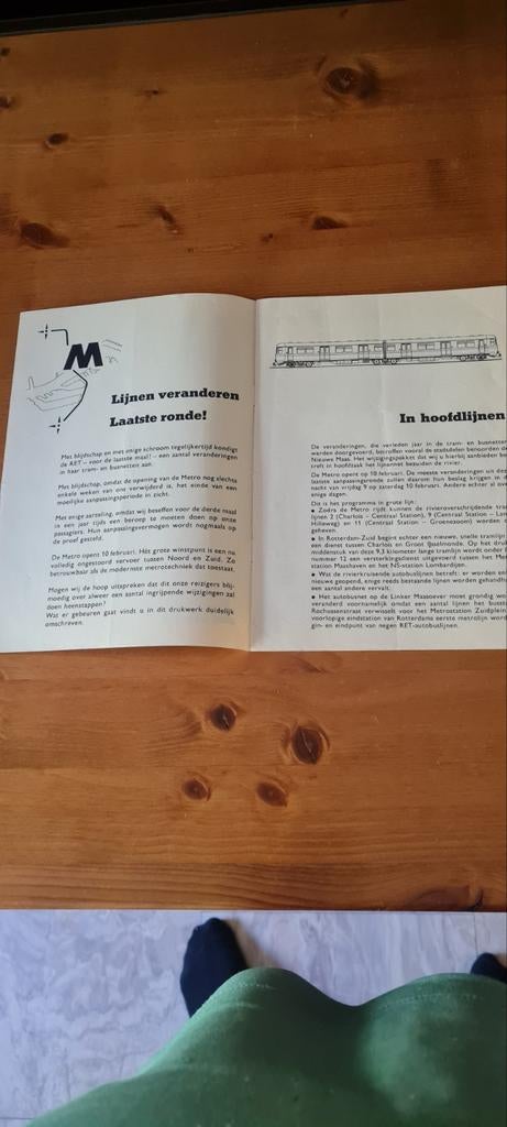 RET FOLDER, Ophalen of Verzenden, Zo goed als nieuw, Tram