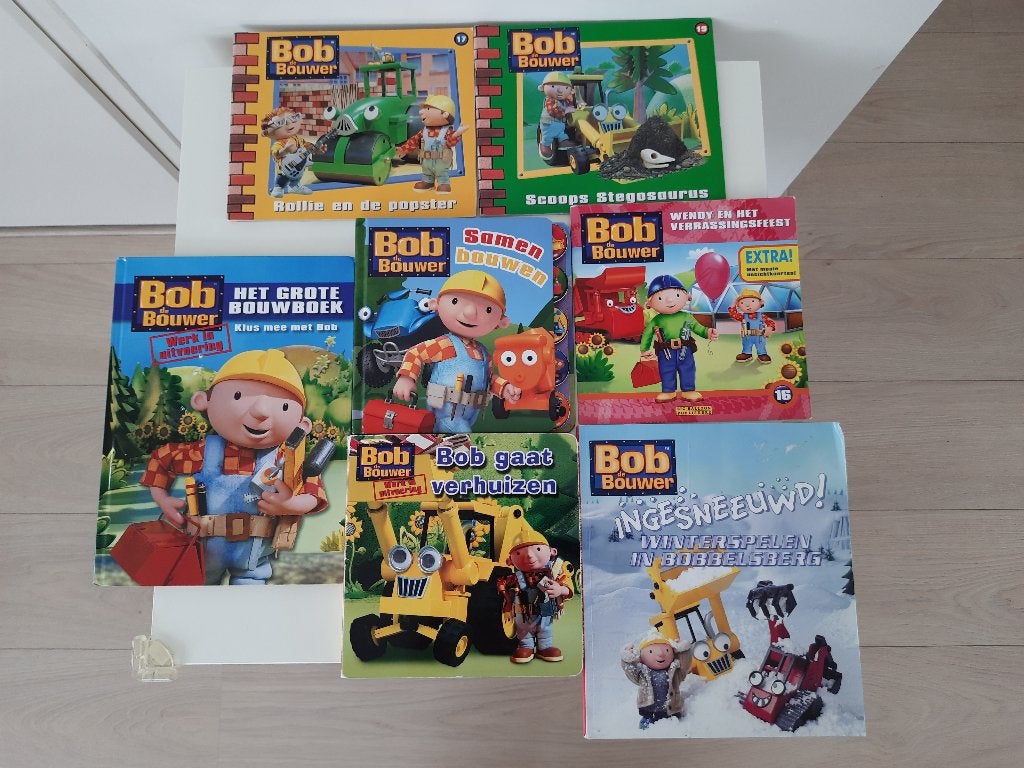 7 Bob de Bouwer boeken, Ophalen of Verzenden, Gelezen, Fictie algemeen