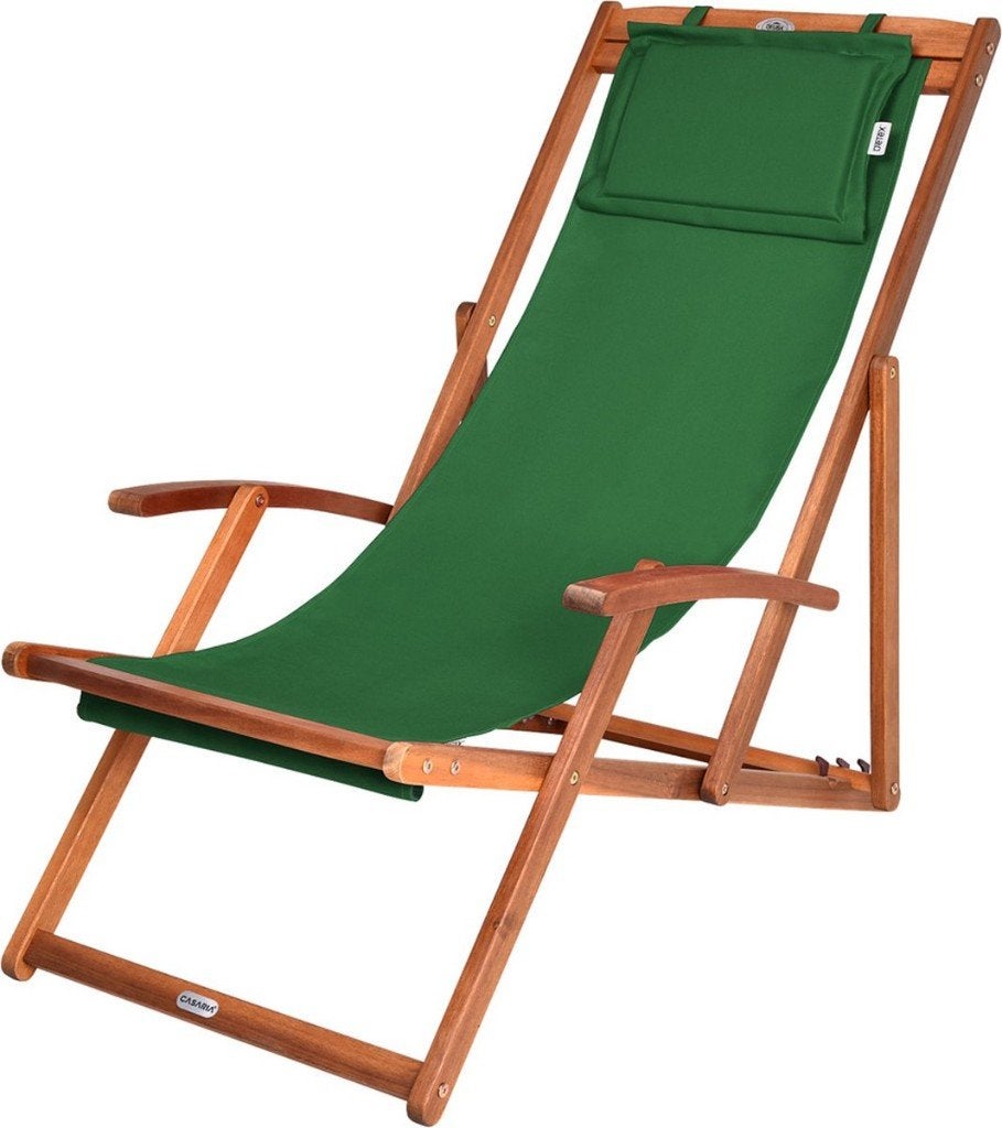 Ligstoel Groen, opvouwbaar, strandstoel, Ophalen of Verzenden, Zo goed als nieuw, Campingstoel
