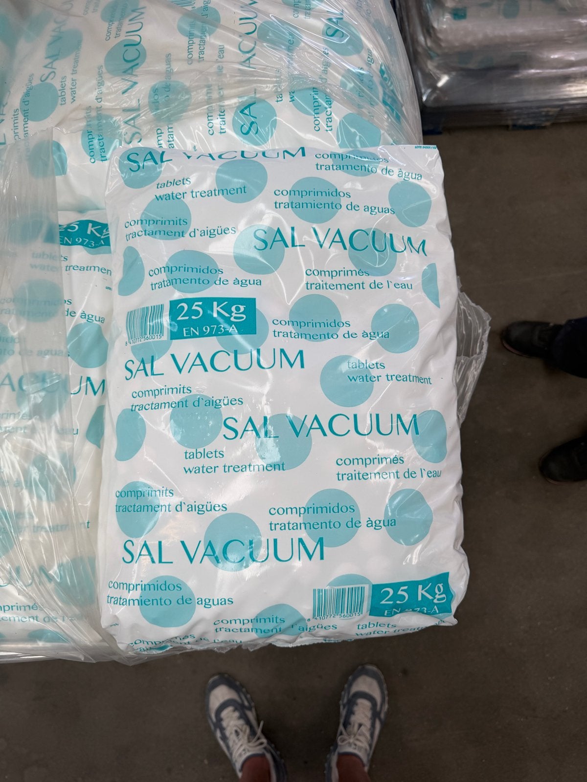 SAL VACUUM 25 KG Zouttabletten voor Zwembad Waterbehandeling, Ophalen of Verzenden, Nieuw, Reinigingsmiddel