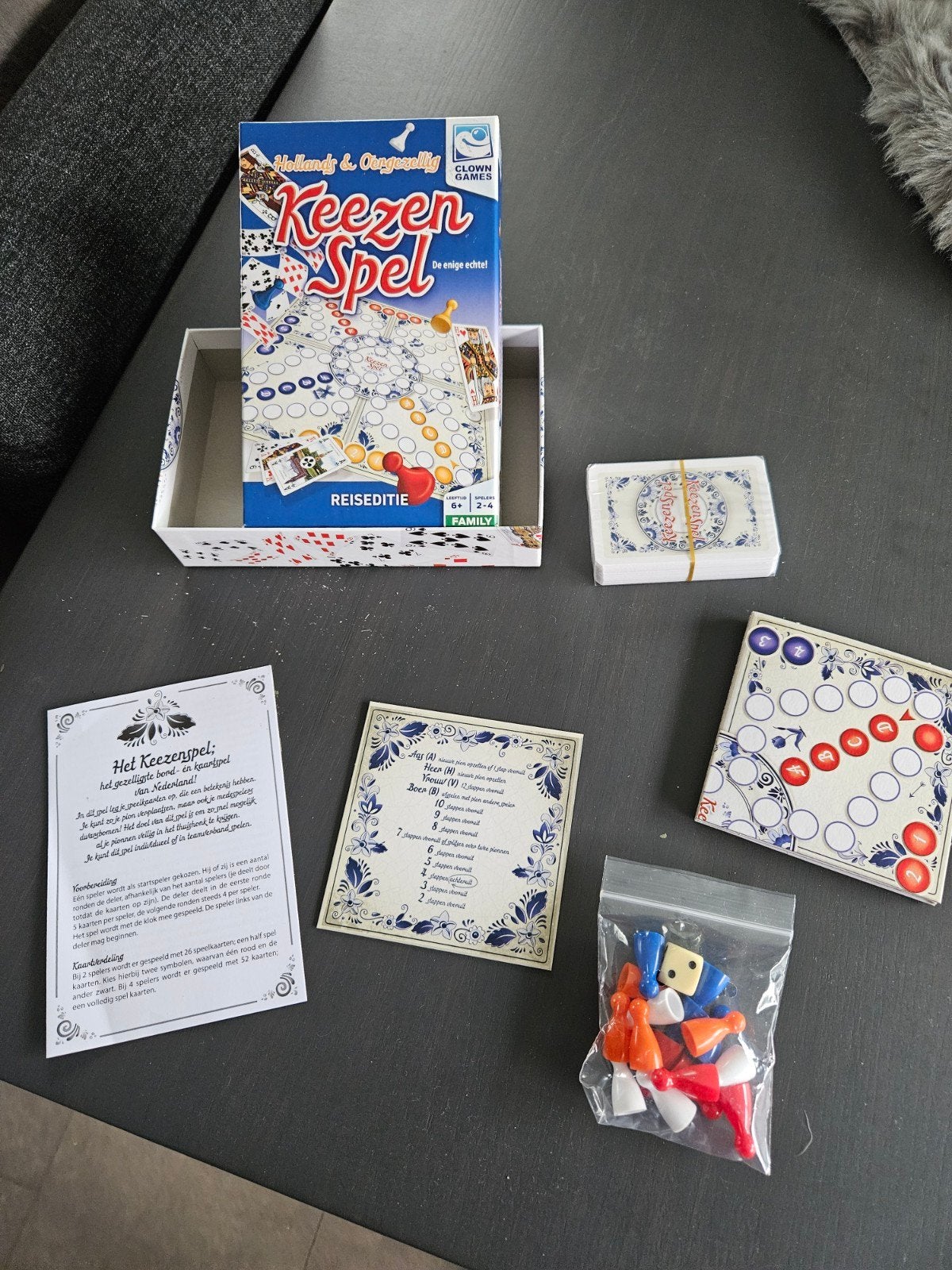 Keezen spel reiseditie NIEUW, Ophalen, Nieuw