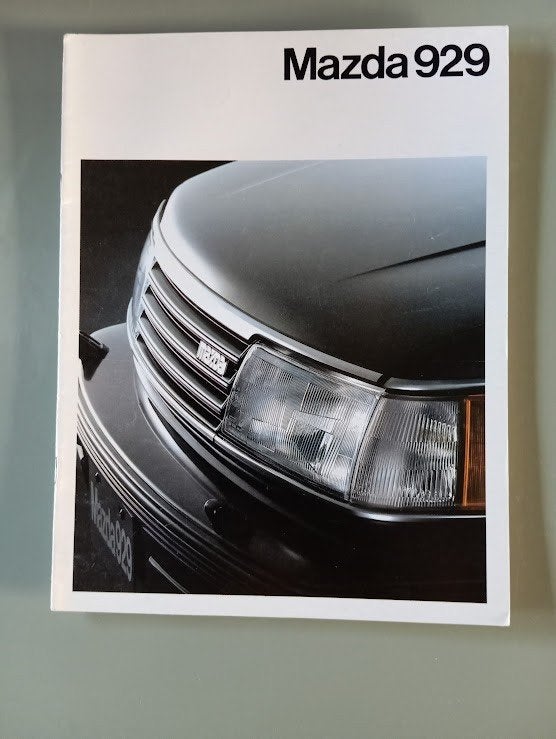 Mazda 929 [ 2 / 1987 ] 24 pag., Verzenden, Zo goed als nieuw, Mazda