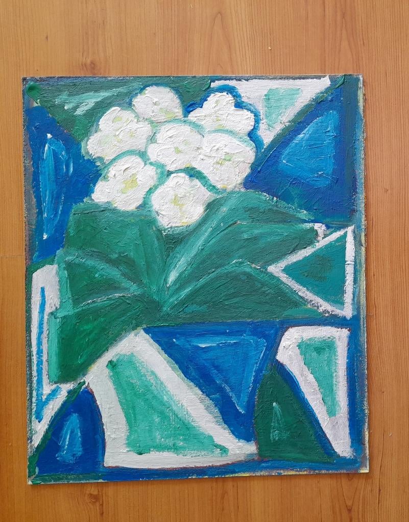 Orchidee schilderij, Ophalen of Verzenden