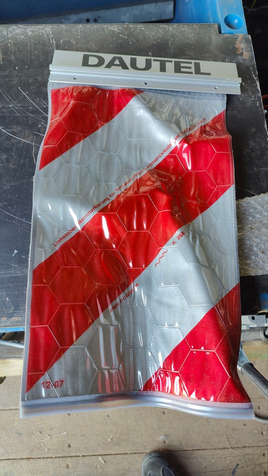 2x laadklep waarschuwings flappen, Ophalen of Verzenden, Nieuw, Achter, Bumper