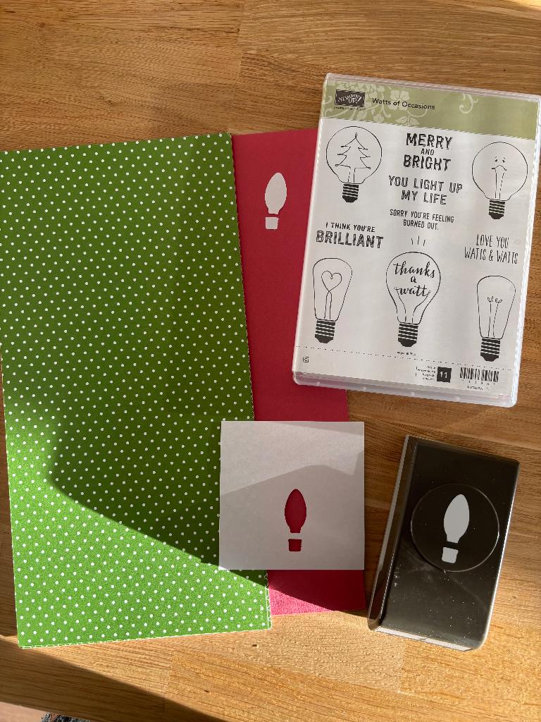 Stampin' Up! | Watts of Occasions - pakket, Ophalen of Verzenden, Zo goed als nieuw, EZ-mounted stempel