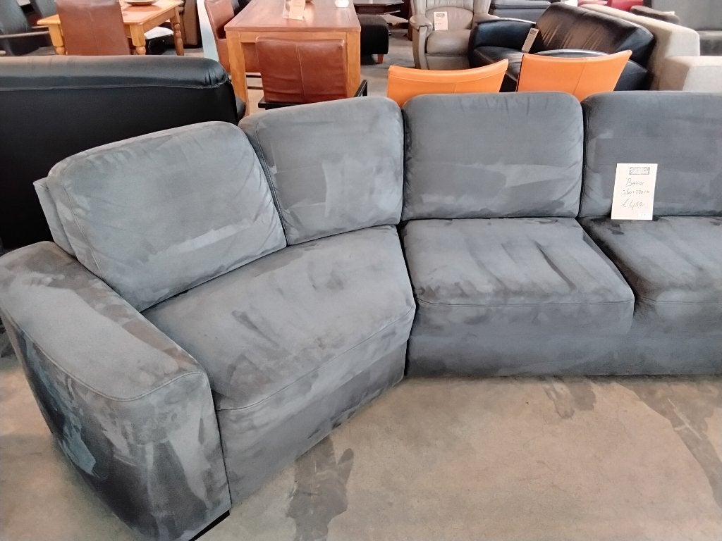 Hoekbank 360x280 cm, stof. Voor 450= Second Life Wolvega, Ophalen, Hoekbank, 300 cm of meer, Zo goed als nieuw