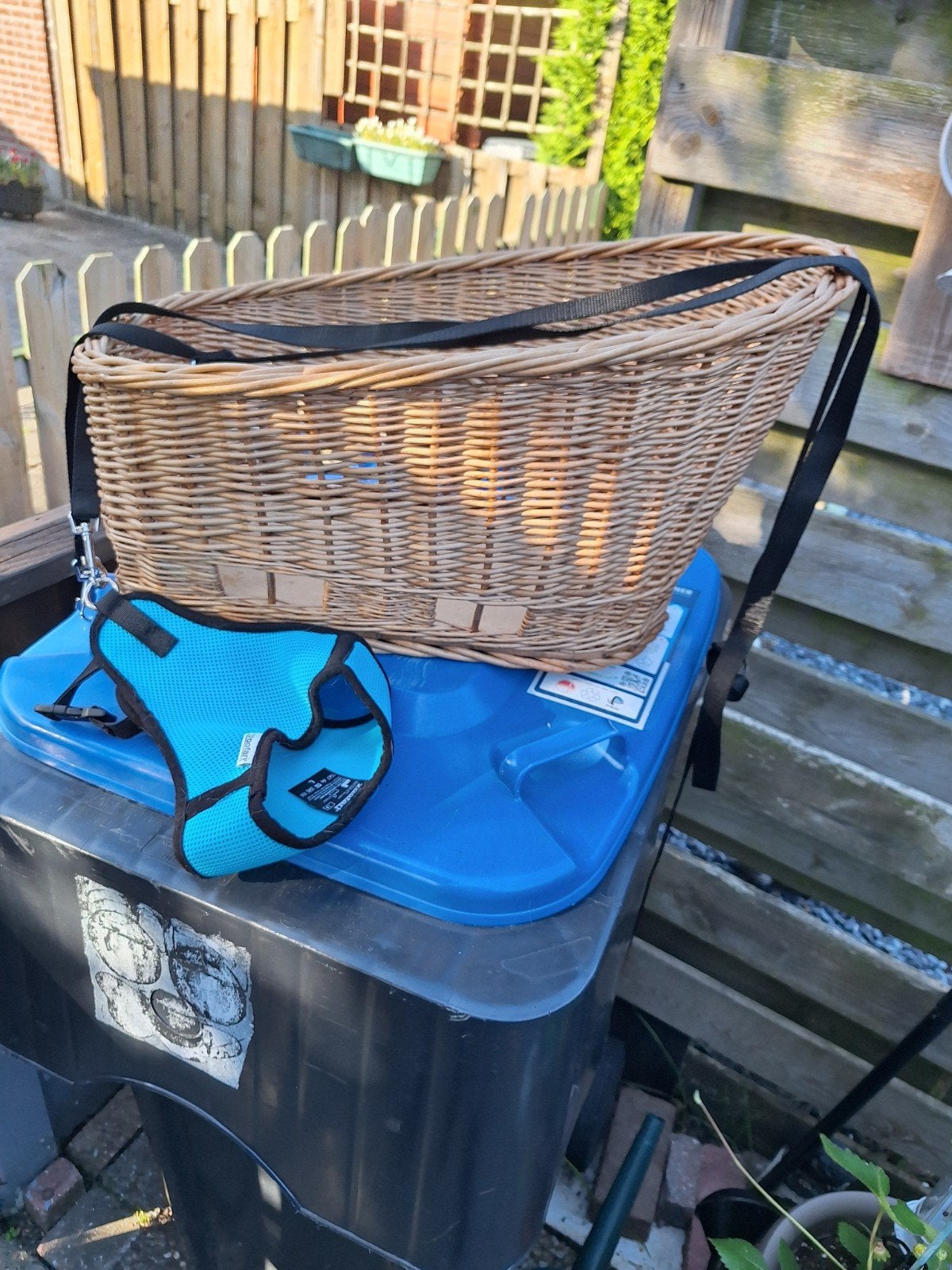 Te koop honden riem mand voor fiets, Ophalen