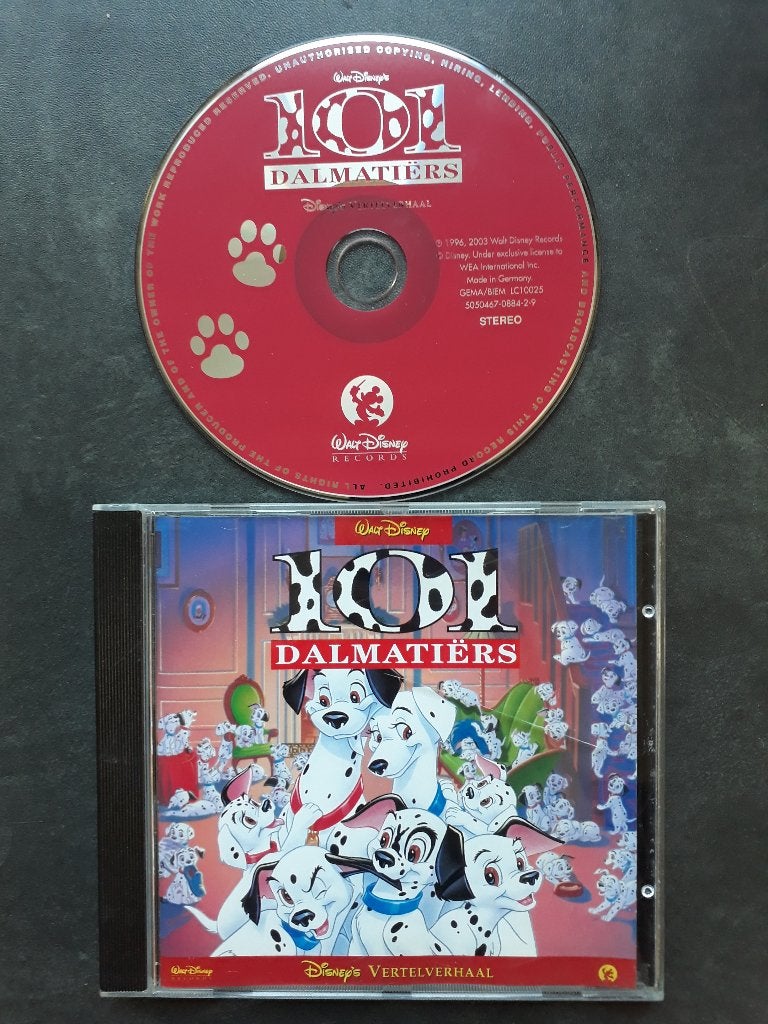 CD - 101 Dalmatiers Disney's Vertelverhaal, Ophalen of Verzenden, Zo goed als nieuw, Album, Verhaal of Sprookje