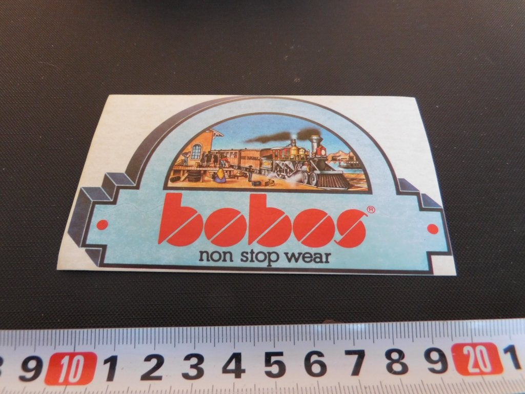 sticker BOBOS non stop wear *, Ophalen, Zo goed als nieuw