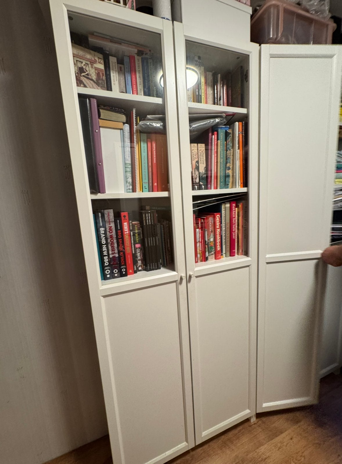 3 Oxberg deuren voor Ikea Billy boekenkast, Huis en Inrichting, Kasten | Boekenkasten, Ophalen, Minder dan 50 cm, Gebruikt, Minder dan 25 cm