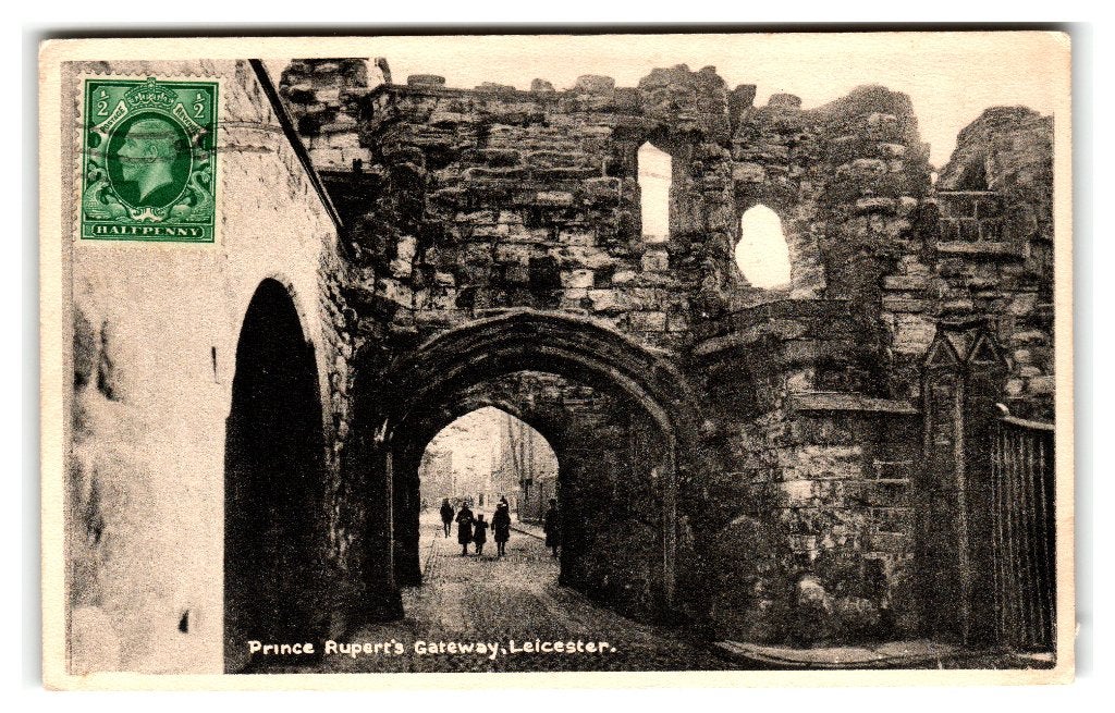 Leicester, Prince Rupert's Gateway, Verzenden, 1920 tot 1940, Gelopen, Engeland