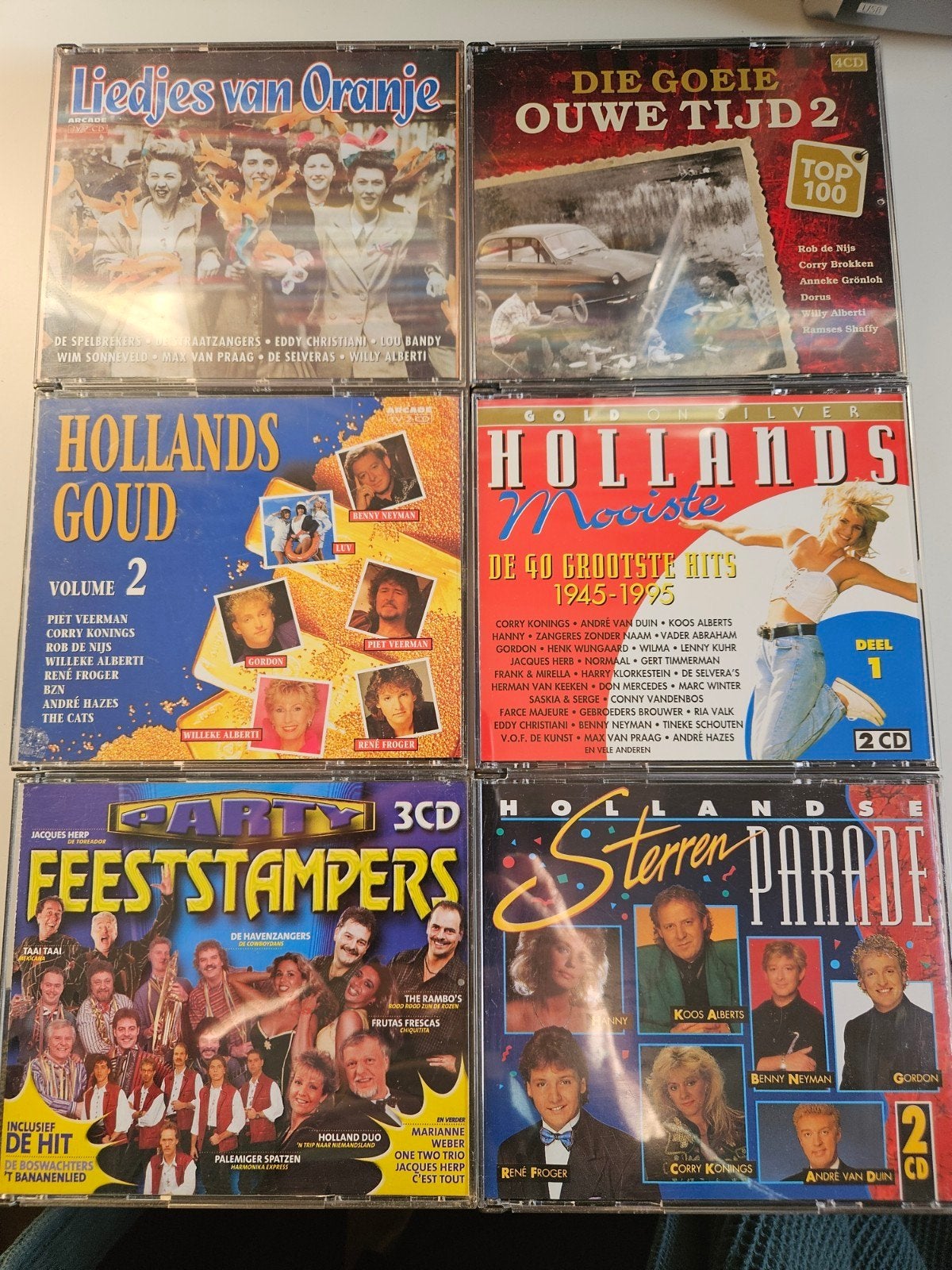 Hollandse Hits CD Collectie: Gold, Sterrenparade, enz, Ophalen of Verzenden, Gebruikt, Levenslied of Smartlap