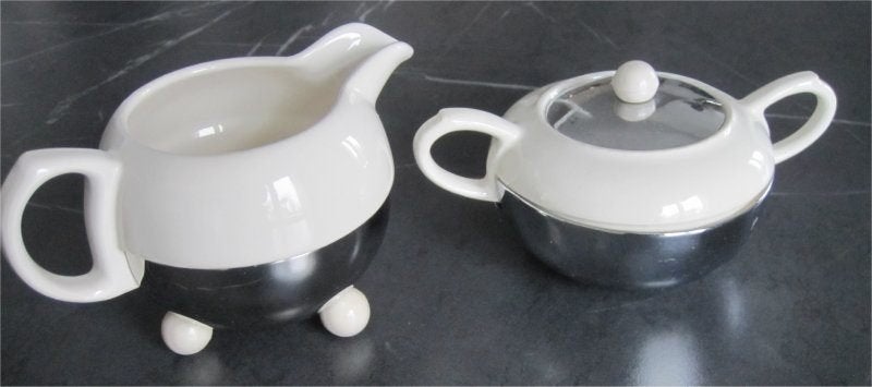 Suikerpot en melkkannetje, Antiek en Kunst, Curiosa en Brocante, Ophalen of Verzenden