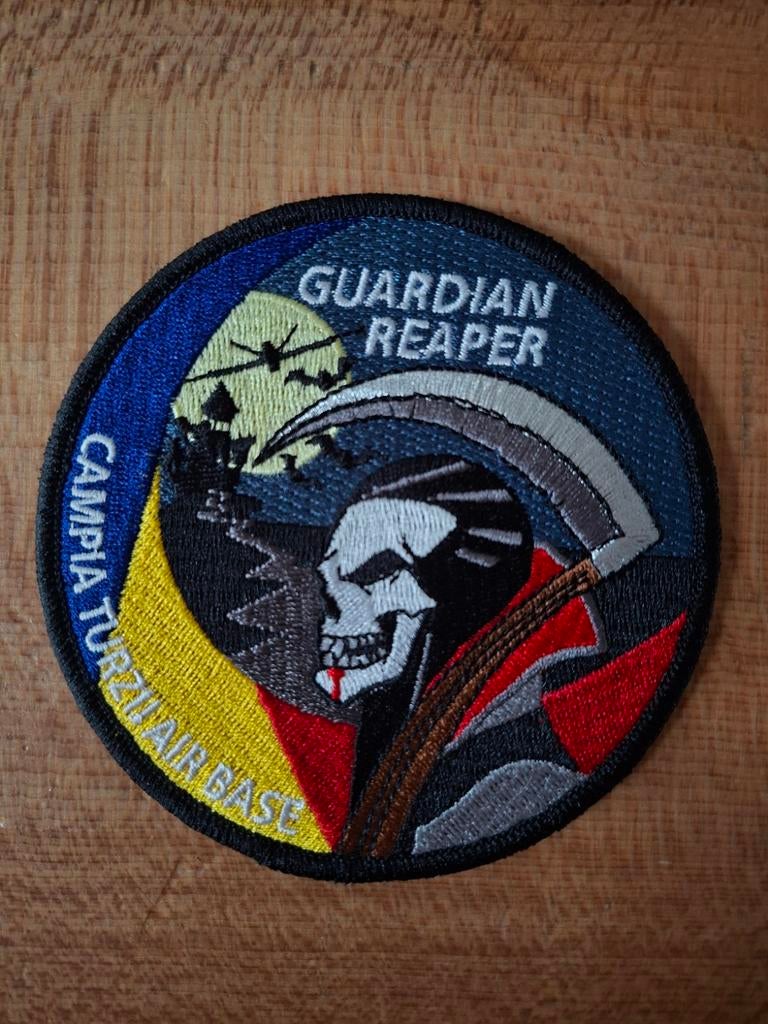 Guardian Reaper Patch, Ophalen of Verzenden, Luchtmacht, Overige gebieden, Embleem of Badge