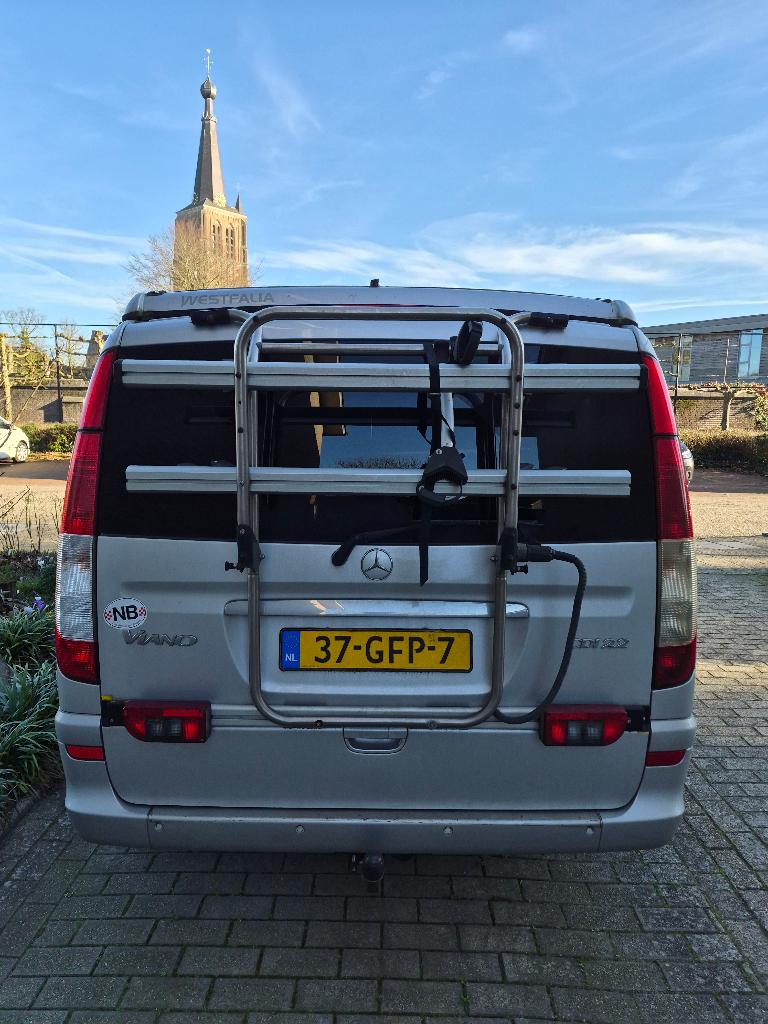 Fiamma carry-bike fietsendrager voor MB vito/Viano, Achterklepdrager, Gebruikt, Ophalen of Verzenden, 2 fietsen