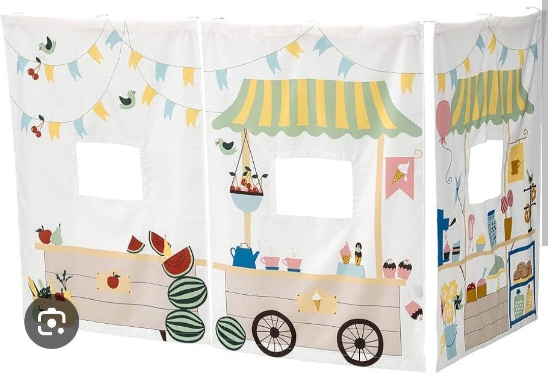 Ikea Kura bedtent marktkraam ijskraam, Verzenden, Zo goed als nieuw