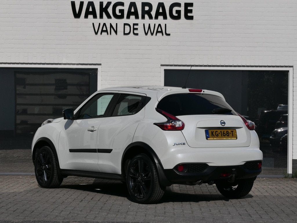 Nissan Juke 1.2 DIG-T S/S Tekna | Panoramadak | 360°-camera, Auto's, Nissan, 639 kg, Euro 6, 116 pk, Wit