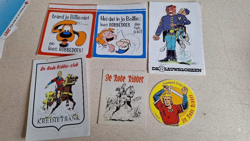 Vintage stickers oa asterix / kuifje / lucky luke enz enz, Ophalen of Verzenden, Gebruikt, Strip of Tekenfilm
