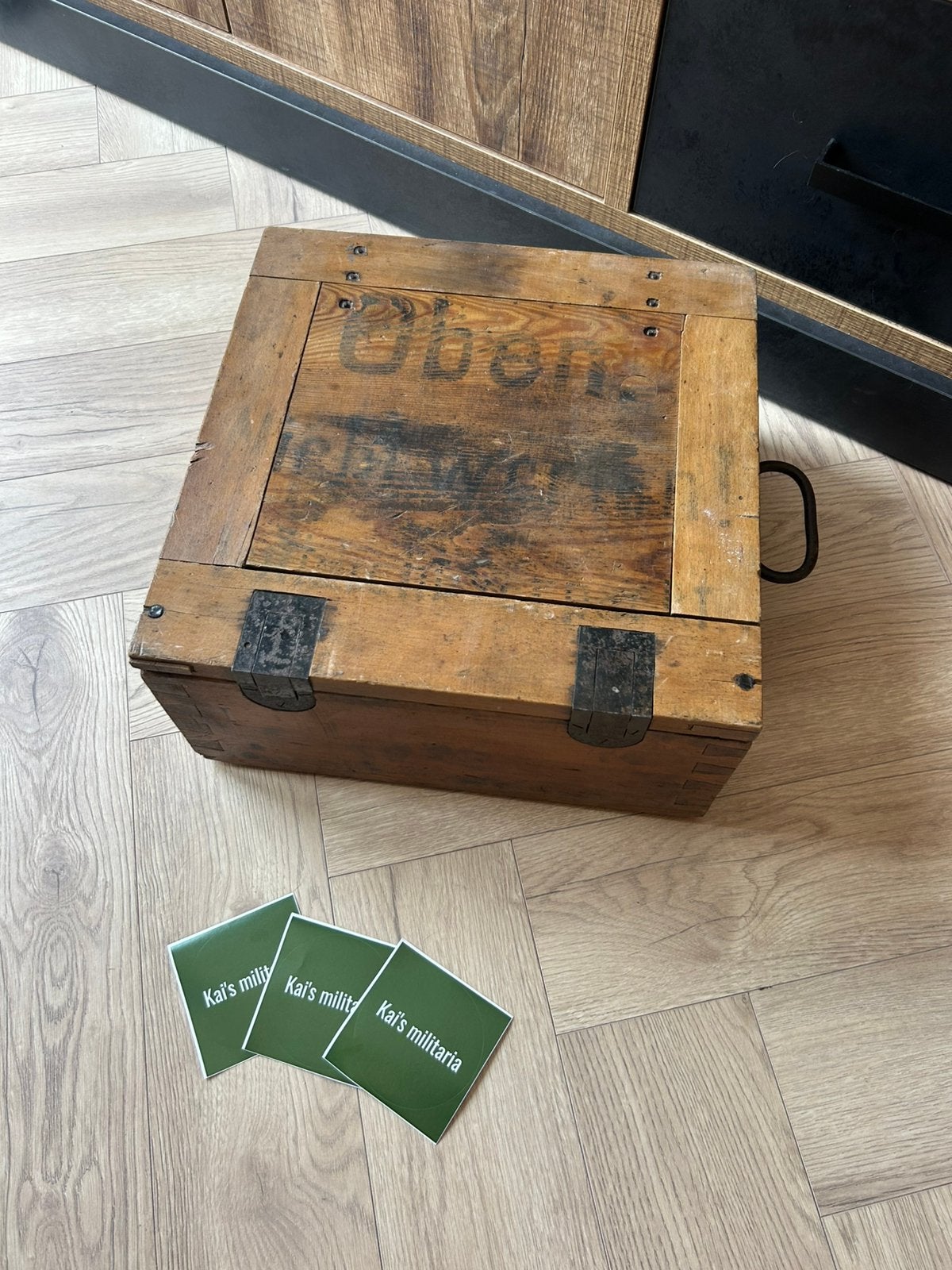 Oben nicht werfen duitse kist 1939, Ophalen of Verzenden, Duitsland, Kist of Geocache
