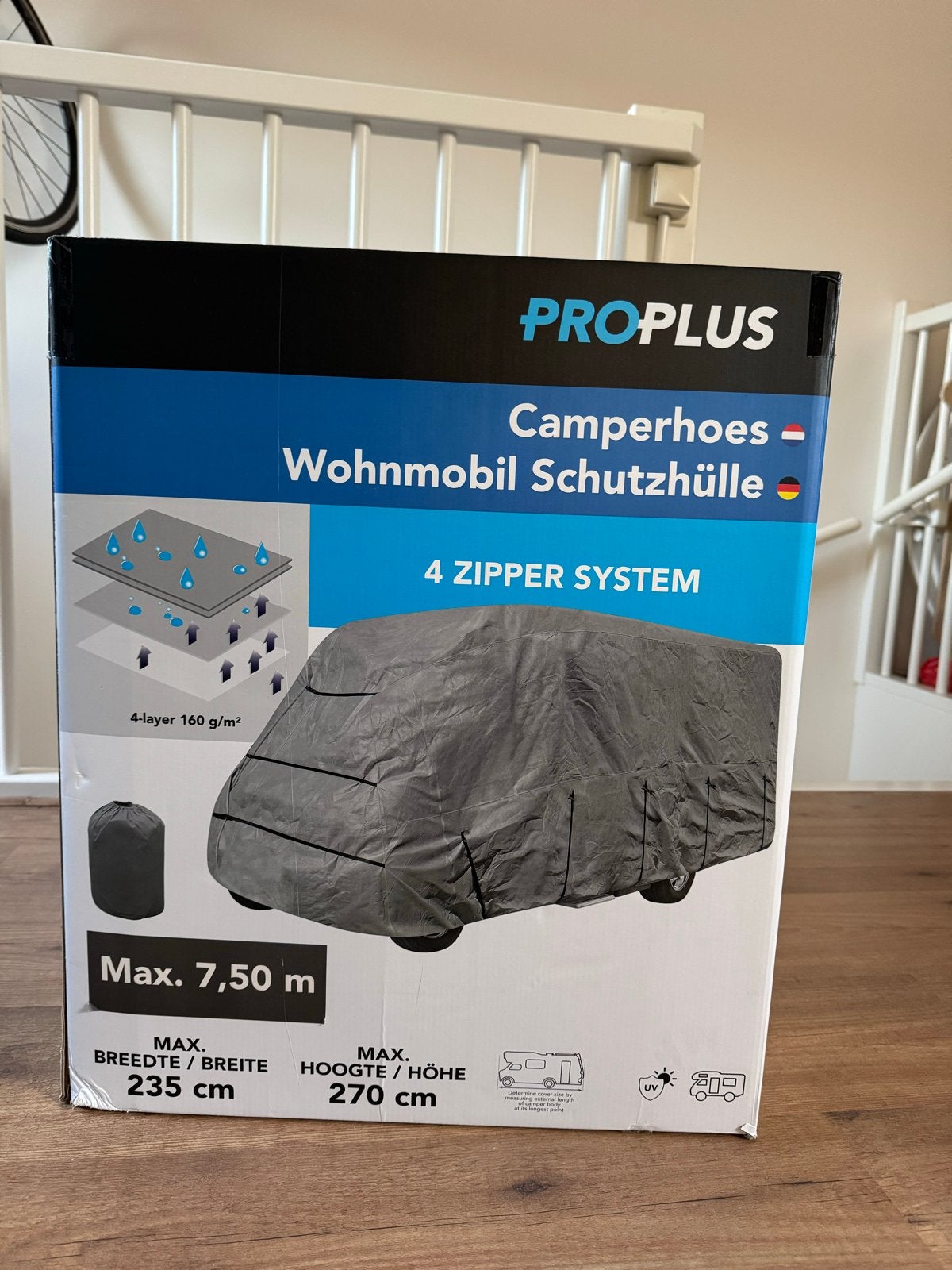 ProPlus Camperhoes - Nieuw in doos (750x235x270), Caravans en Kamperen, Ophalen, Nieuw