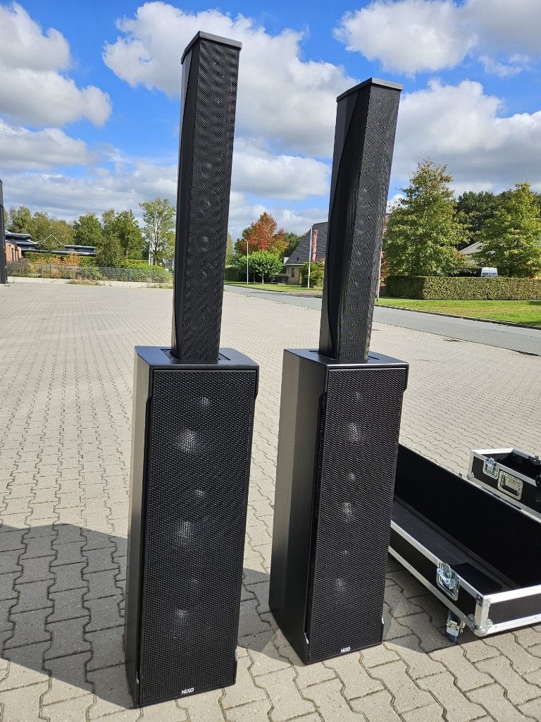 2x NEXO ID84 + 2x IDS312 incl. originele cases & rigging, Audio, Tv en Foto, Ophalen of Verzenden, Zo goed als nieuw, Nexo, Info@Nexo-sa.com