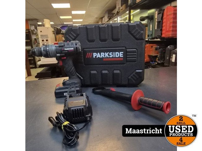 PARKSIDE PERFORMANCE Accu-klopboormachine 20 V + accu, lader, Parkside, Zo goed als nieuw, Support@parkside.com, Parkside Tools, 24 High Road, London
United Kingdom