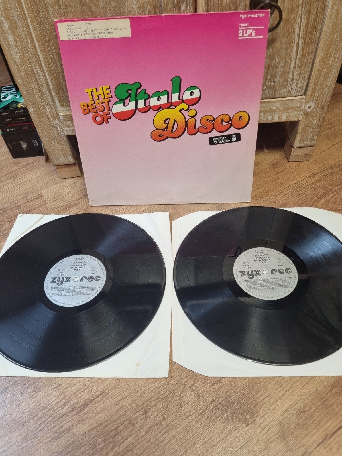 lp's The Best Of Italo-Disco Vol. 5, Cd's en Dvd's, Vinyl | Dance en House, Ophalen of Verzenden, Zo goed als nieuw, Overige formaten