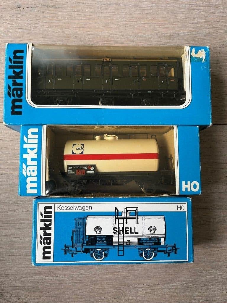 Marklin ho 4676, 4206 wagons nieuwstaat, Wisselstroom, Verzenden, Wagon, Zo goed als nieuw