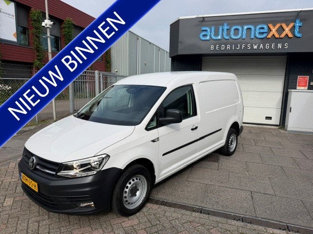 Volkswagen Caddy 1.4 TGI L2H1 EcoFuel Maxi Comfortline AIRCO, Auto's, Voorwielaandrijving, Dealer onderhouden, Stof, Gebruikt