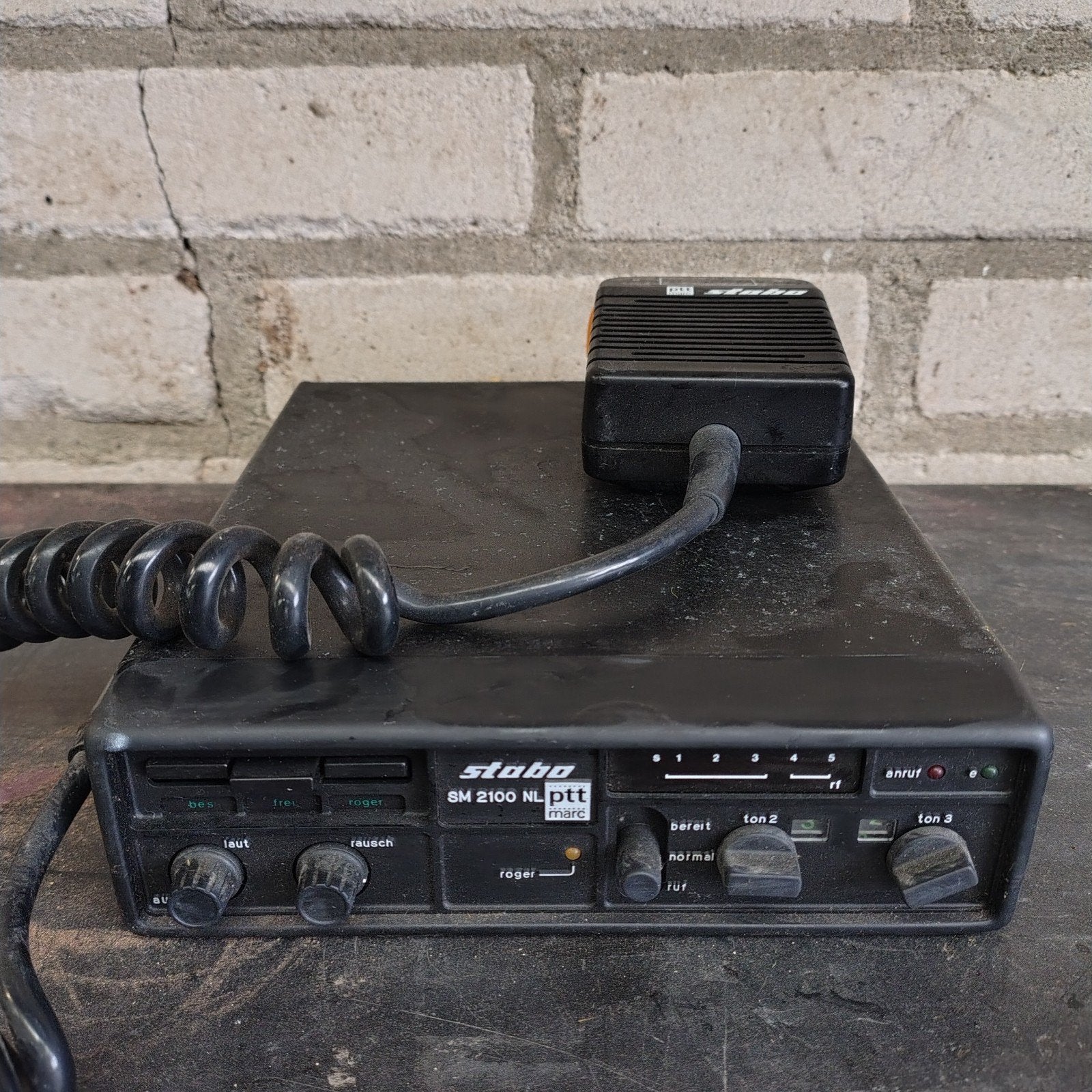Stabo SM 2100 NL 27MC CB radio met microfoon, Ophalen of Verzenden, Gebruikt