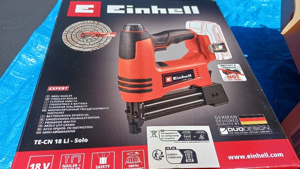 Einhell Tacker 18V, Ophalen of Verzenden, Zo goed als nieuw