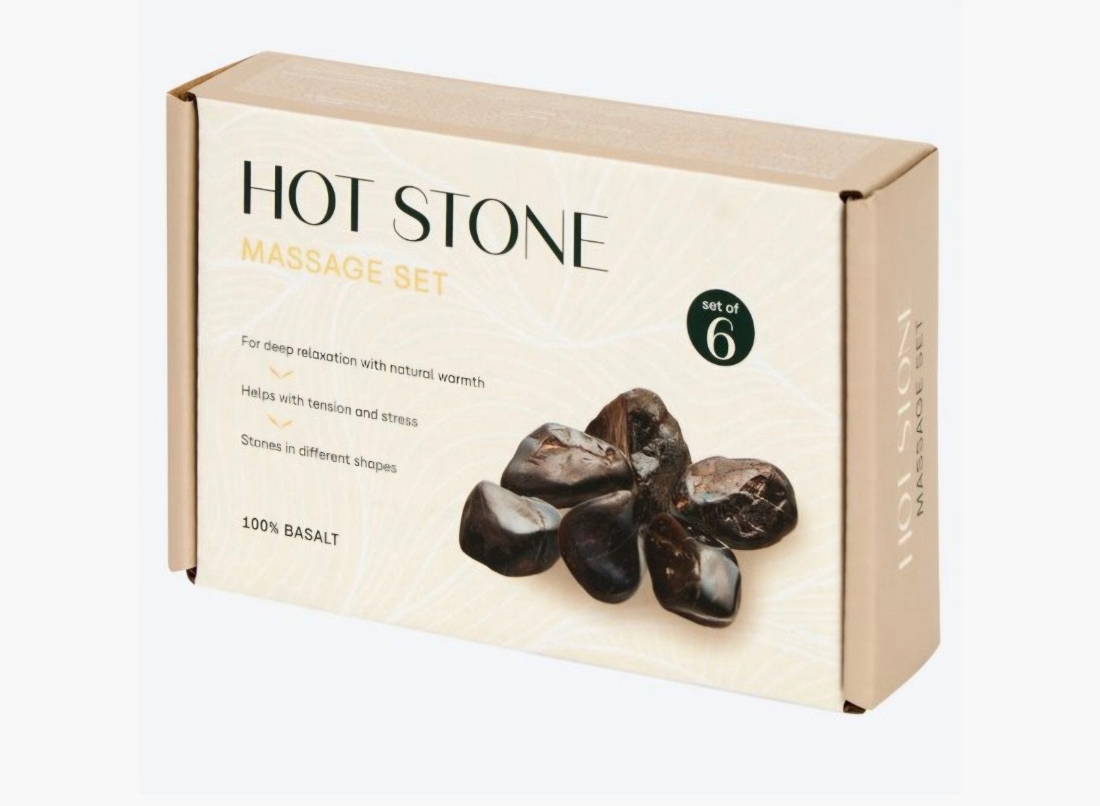Hot Stone Massage Set - 6 Basaltstenen voor Ontspanning, Ophalen of Verzenden, Hotstone