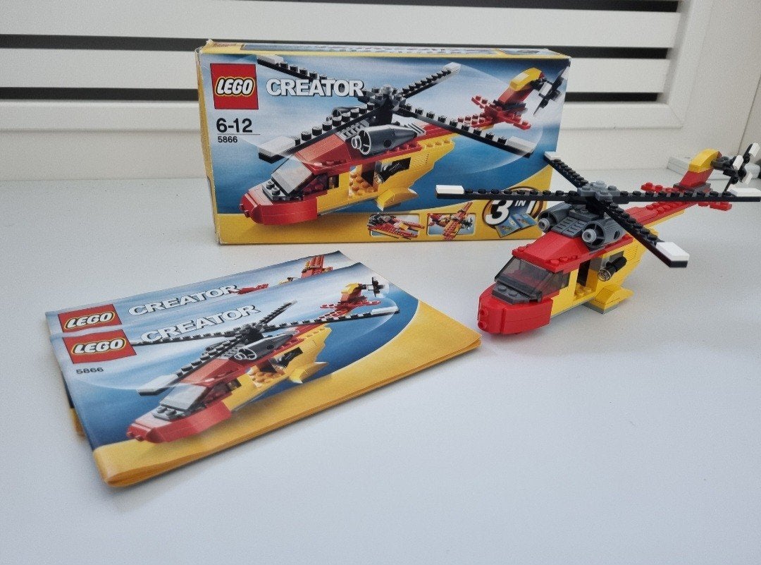 Lego Creator 5866 Helicopter, Gebruikt, Lego, Ophalen of Verzenden, Compleet