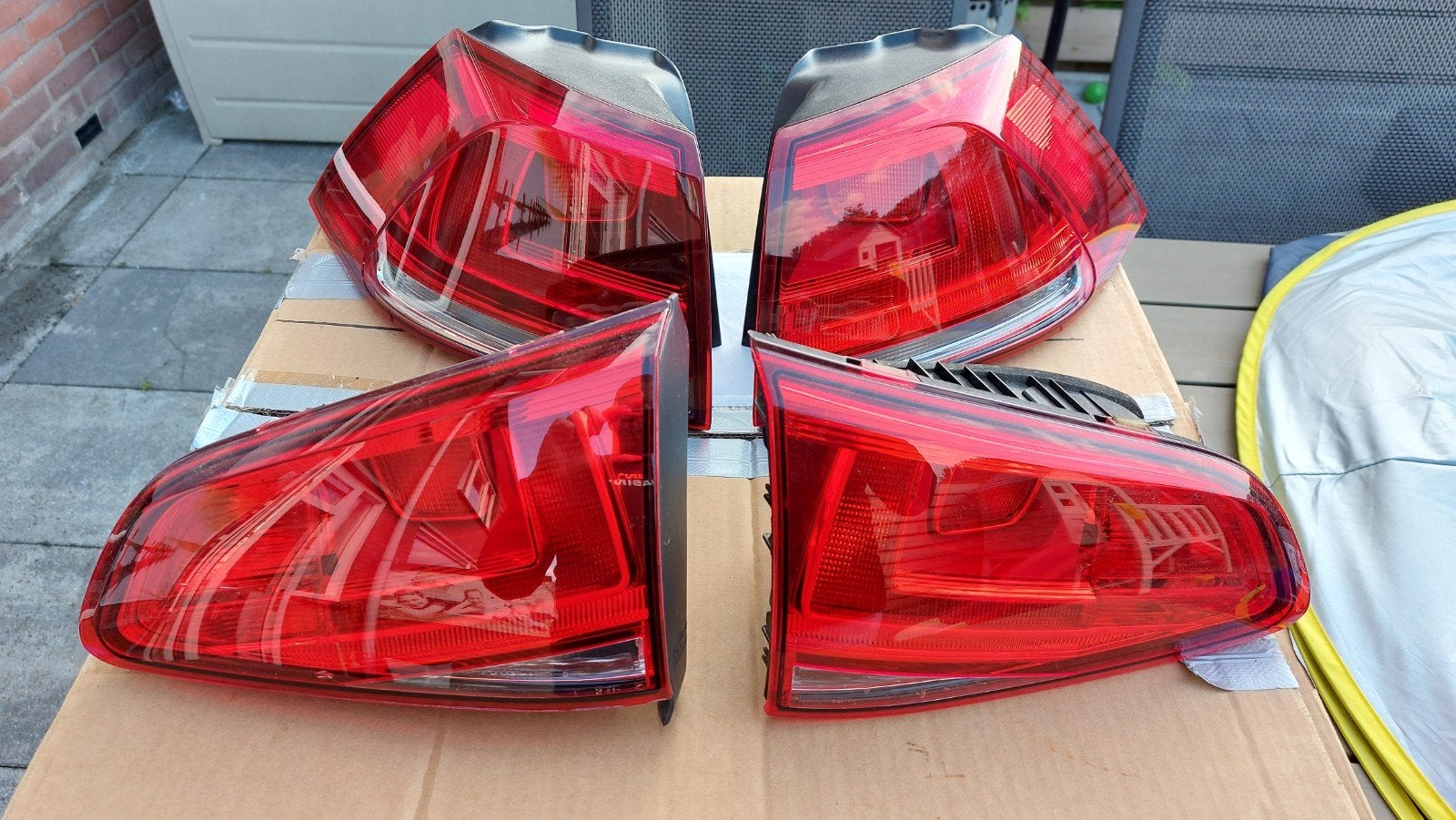 Originele Golf 7 achterlichten, Auto-onderdelen, Ophalen of Verzenden, Nieuw, Volkswagen