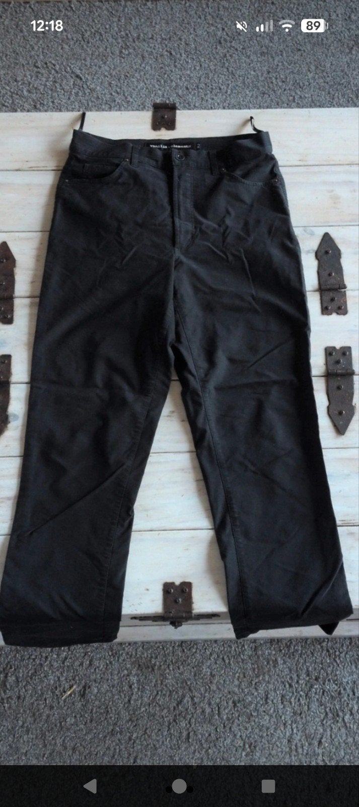 Zwarte pantalon, Zwart, Ophalen of Verzenden, Zo goed als nieuw, Lang