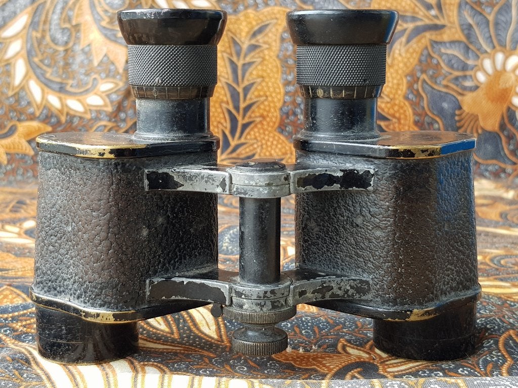 Mooie originele antieke militaria verrekijker uit Amerika., Ophalen of Verzenden