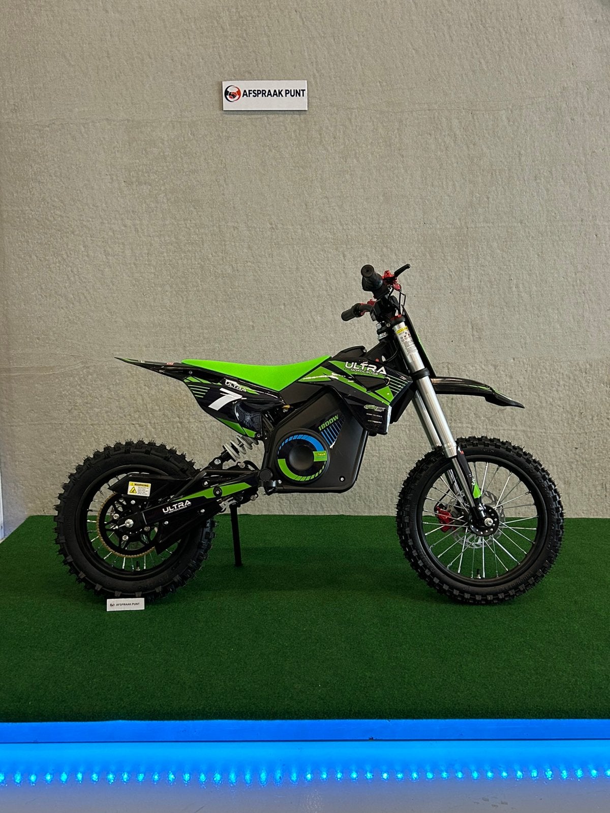 Nieuwe Ultra 1800 watt elektrische groene kinder crossmotor, Kinderen en Baby's, Ultra, Nieuw, Afspraakpunt.nl, Afspraakpunt