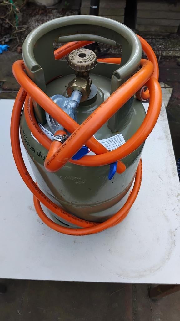 Guryan buisvormige Katmer-bakplaat met gasfles, Ophalen of Verzenden, Nieuw, Guryan