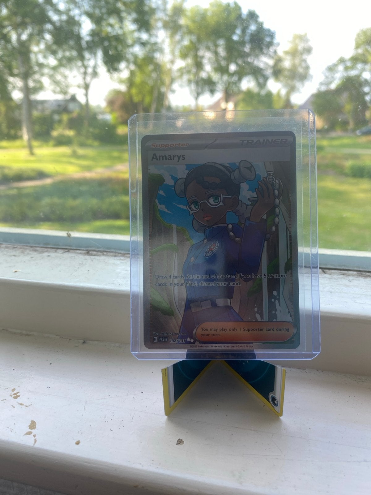Amarys 132/131 Prismatic Evolution Pokémon Kaart, Ophalen of Verzenden, Zo goed als nieuw, Losse kaart