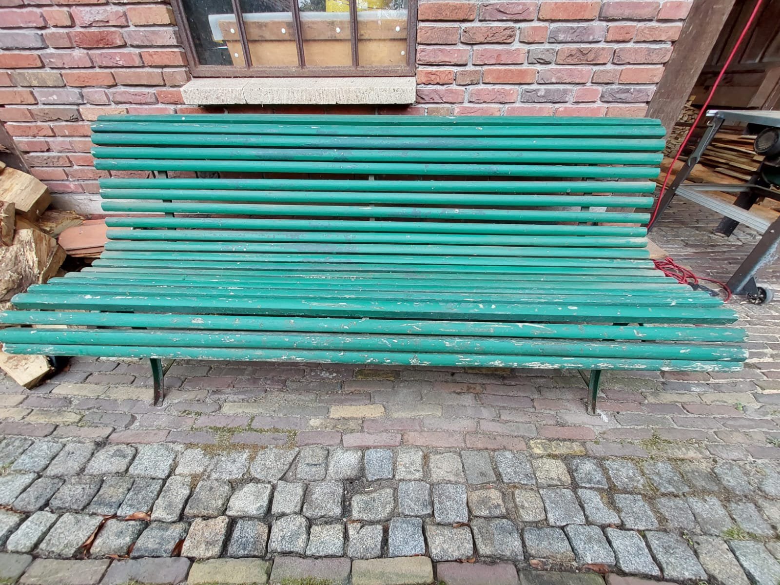 Oude Bank, Ophalen, Gebruikt, Hout