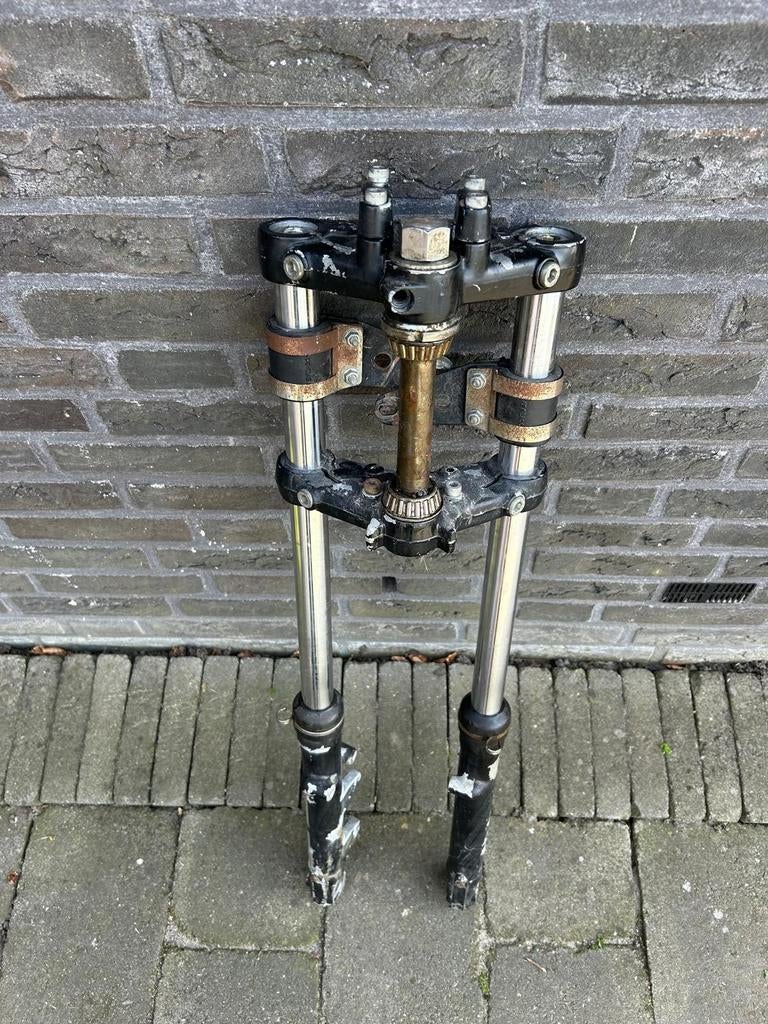 Laverda 125cc Voorvork met Dubbele Remschijf Bevestiging, Motoren, Ophalen