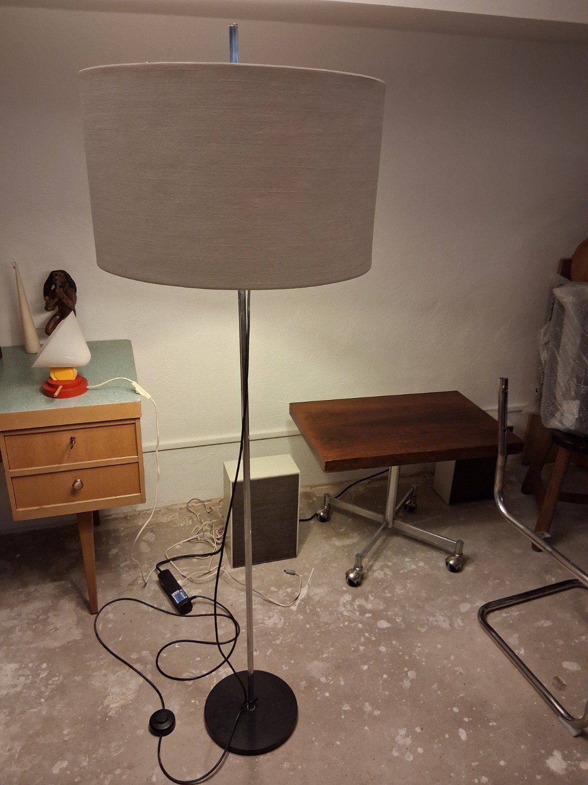 Vloerlamp, Vintage, Metaal, 150 tot 200 cm, E27 (groot)