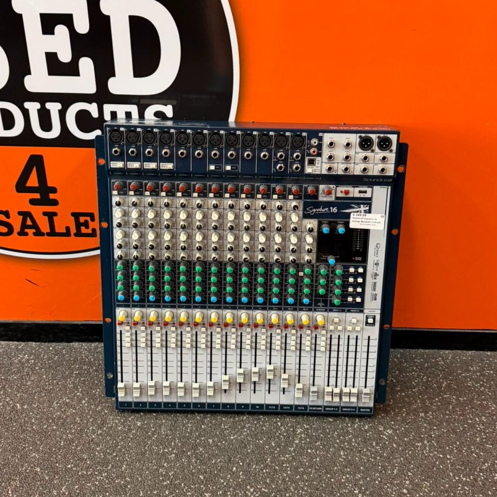 Soundcraft Signature 16 Analoge Mengtafel | A-Grade, Soundcraft, Zo goed als nieuw, Support@soundcraft.com, 45-47 Hillview Drive
Singapore 669274
